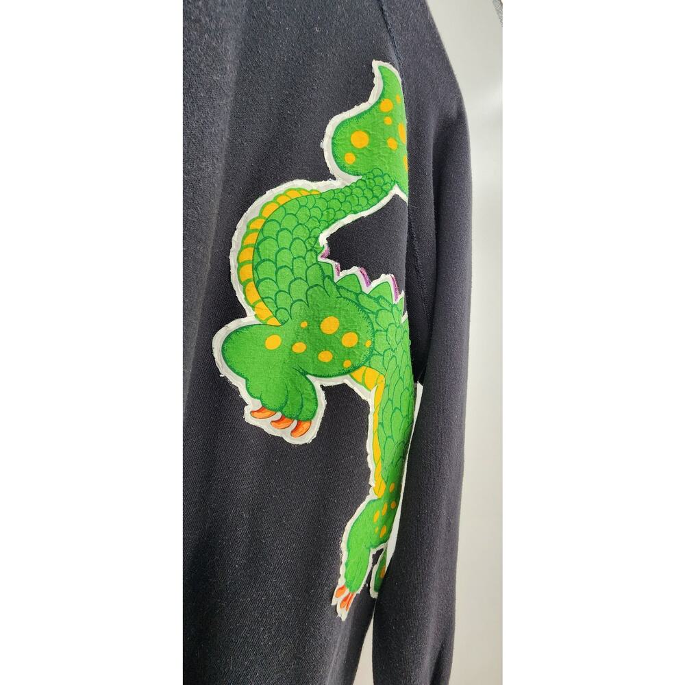 Vintage DIY Custom Dragon Crewneck Sweatshirt Size X-Large - Picture 7 of 10
